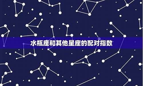 水瓶十二星座配对_十二星座水瓶座和什么星